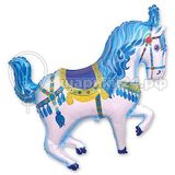 Лошадь цирковая голубая