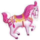 Лошадь цирковая розовая