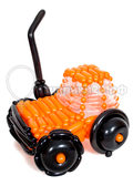 Трактор оранжевый из шаров